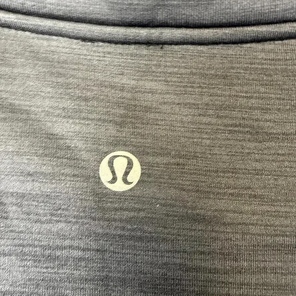 Lululemon Men’s M Gray Black Intermission Bomber Jacket Zip Up